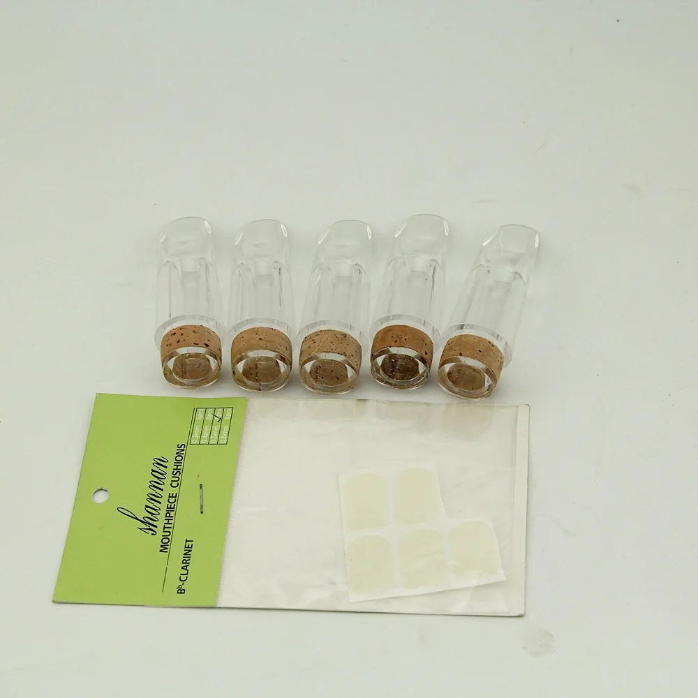 

Crystal Clarinet 5pcs Clarinet Mouthpiece Transparent High-grade and Dental pad