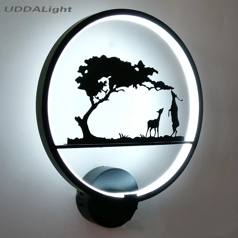Настенный светильник 12 Вт черный акриловый настенный для спальни|led wall light|wall lightled