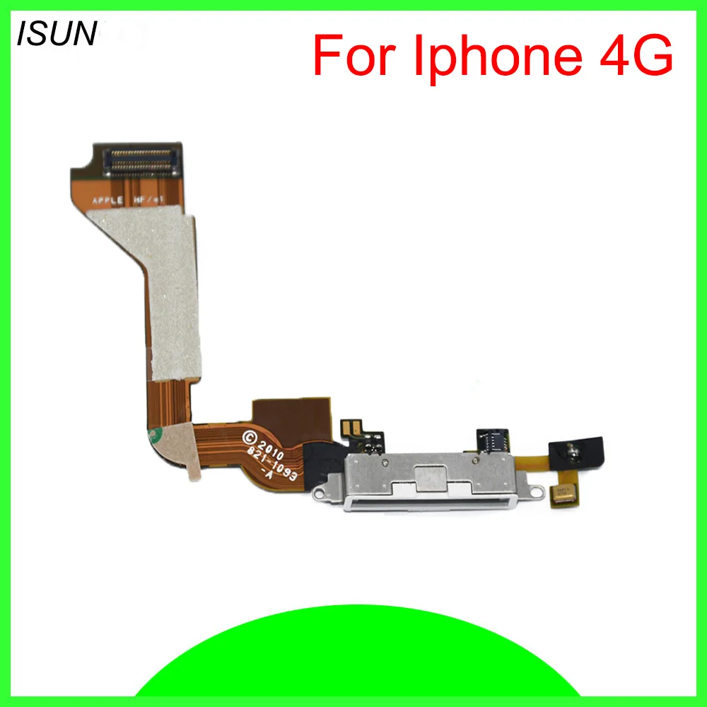 ISUNOO хвост разъем гибкий кабель для iPhone 4 г 4S 5 5S 5C 6 P S аудио наушников зарядки
