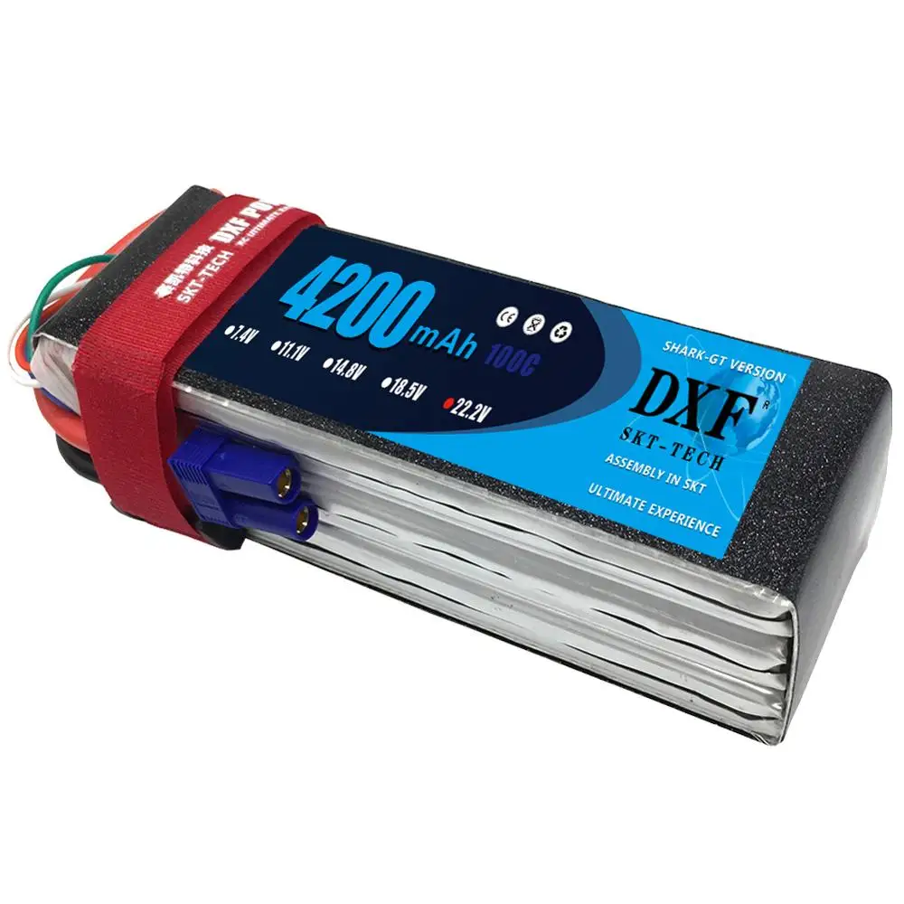 DXF 6S 22 2 в 4200 ма/ч 100C Макс 200C lipo для радиоуправляемых самолетов квадрокоптеров
