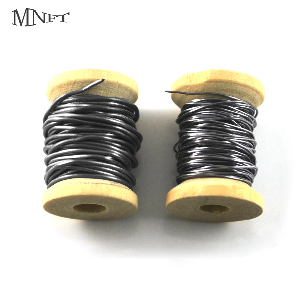 

MNFT 6PCS/Lot Soft Round Lead Wire Dia 0.5 mm&1mm Nymph For Weight Line