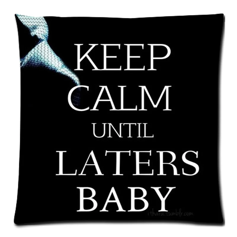 Чехол для подушки 50 оттенков серого цвета чехол Новое поступление из полиэстера