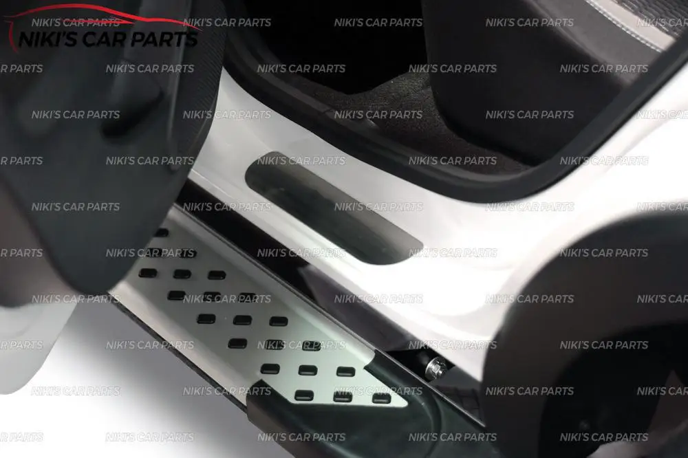 Накладки на пороги для Renault Duster/Logan/Sandero/Kaptur, 4 шт., аксессуары для отделки, защита, украшение для стайлинга автомобилей