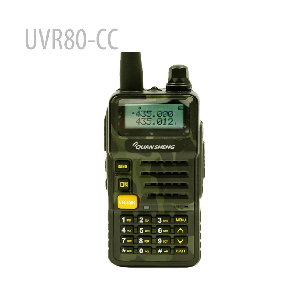 QUANSHENG UVR80-CC Дуэль диапазон радио UV136 ~ 174 400-480 МГц | Мобильные телефоны и аксессуары