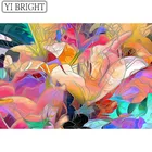 Алмазная 3D мозаика сделай сам, полное кольцо, картина из страз, вышивка крестиком, цветы, стразы, товары для рукоделия