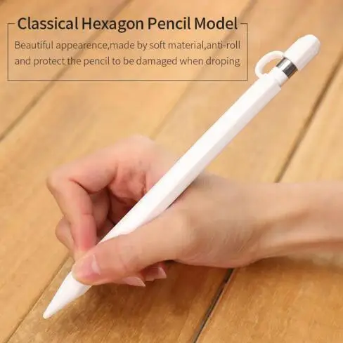 Bohyloy Кепка-карандаш для Apple Pencil модный силиконовый чехол мягкая защитная оболочка