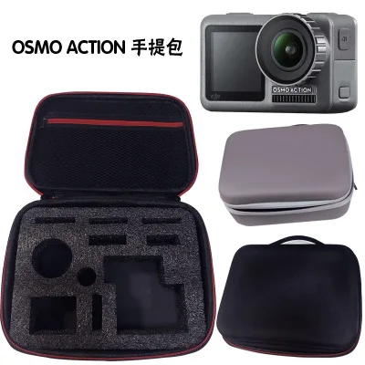 

OSMO Action Mini Bag Storage Box Case For DJI OSMO Action camera PU EVA Portable Mini Carrying Case water