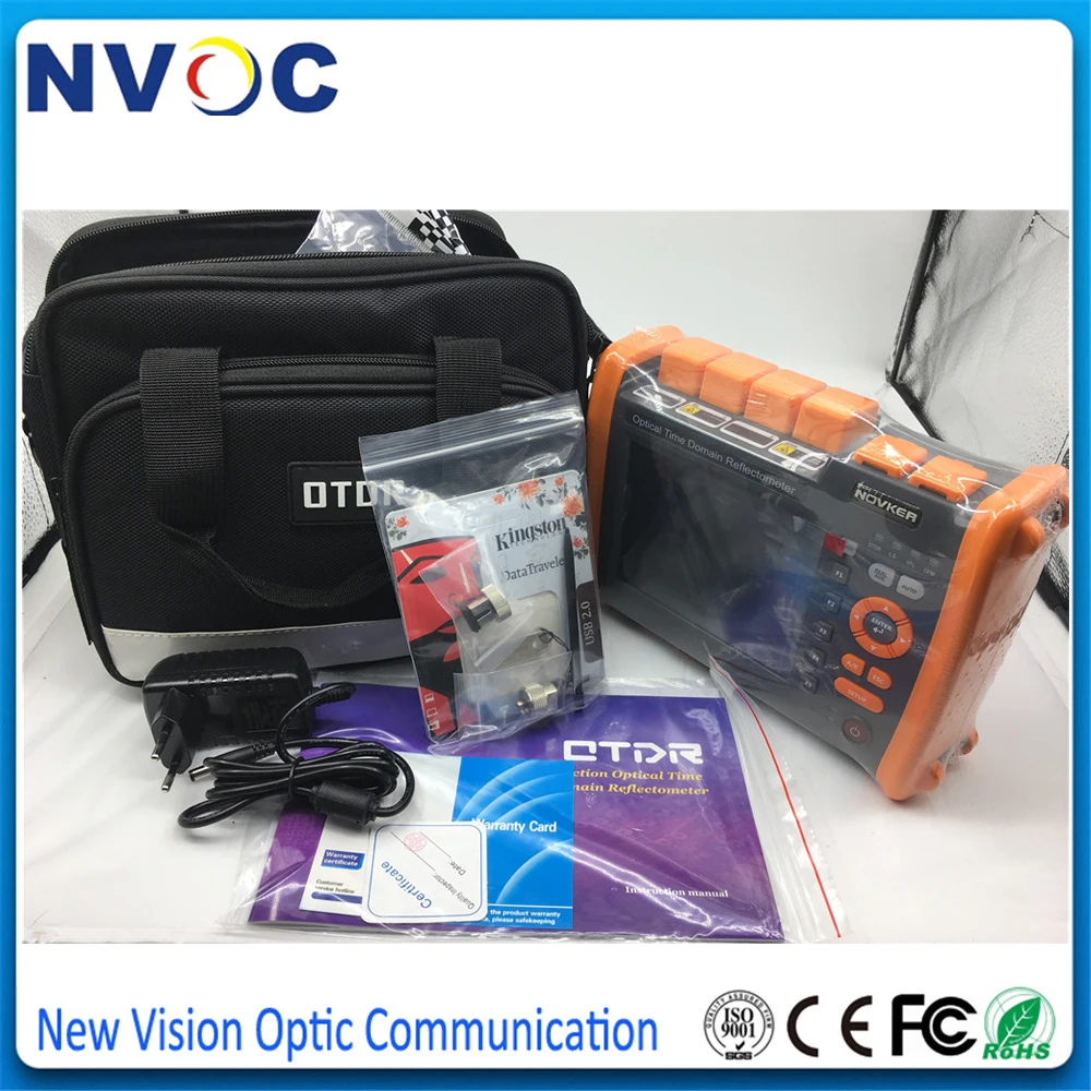 NOVKER NK5600 OTDR 30/32 дБ 80 км 1310/нм с VFL оптический источник света искусственное волокно