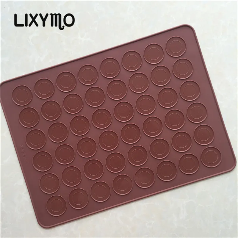 LIXYMO 48 полость Макарон Силиконовые коврики колодки DIY кондитерский торт