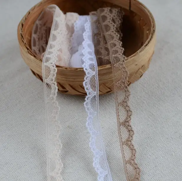 10 метров светильник-розовый кружево лента тесьма кружевная отделка Ткань DIY