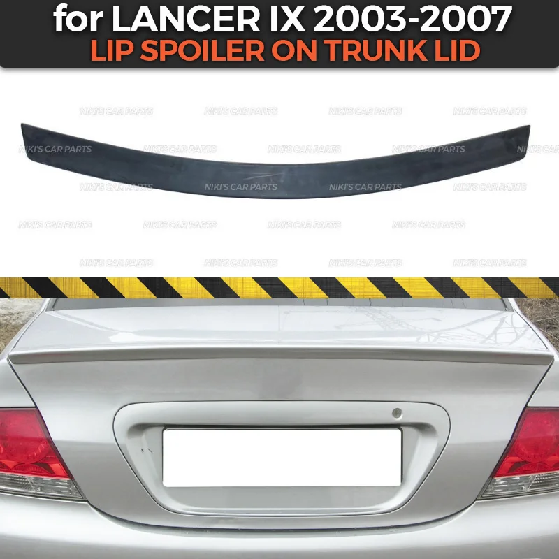 Спойлер для Mitsubishi Lancer IX 2003 2007 из АБС пластика спортивный стиль Стайлинг