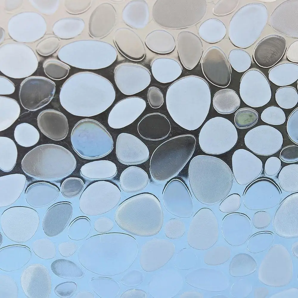 Съемная стеклянная наклейка в форме булыжника 45 см * 100 горка дверь окно