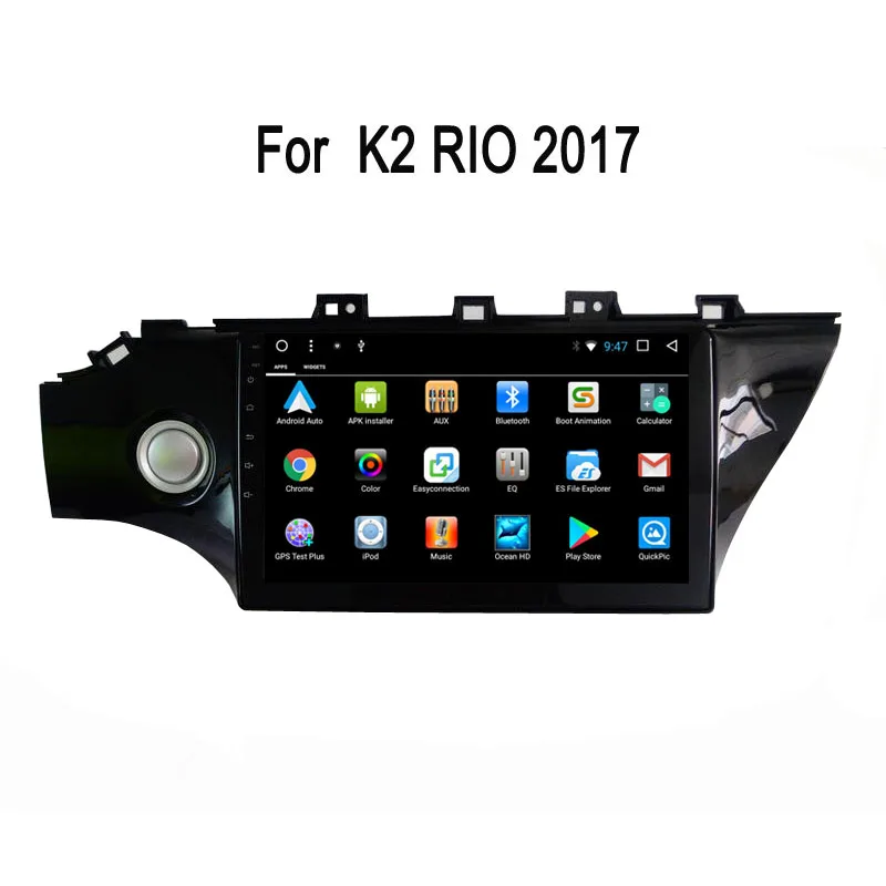 10 1 &quotВосьмиядерный Android Fit KIA k2 Rio 2017 2018 автомобильный DVD плеер навигация GPS радио |