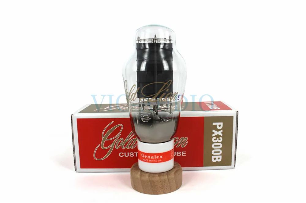 2PCS Matched Pair Russia Genalex GOLD LION PX300B Vacuum Tube Replace 300B-98 WE300B UK-300B 300BL Electron Free Shipping | Электроника