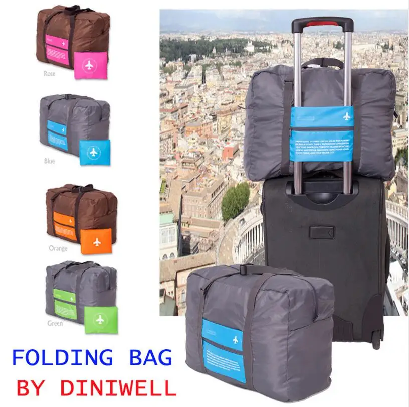 

Stylish waterproof travel handbag with large capacity and foldable multi-function packing box for travelling Free Shipping