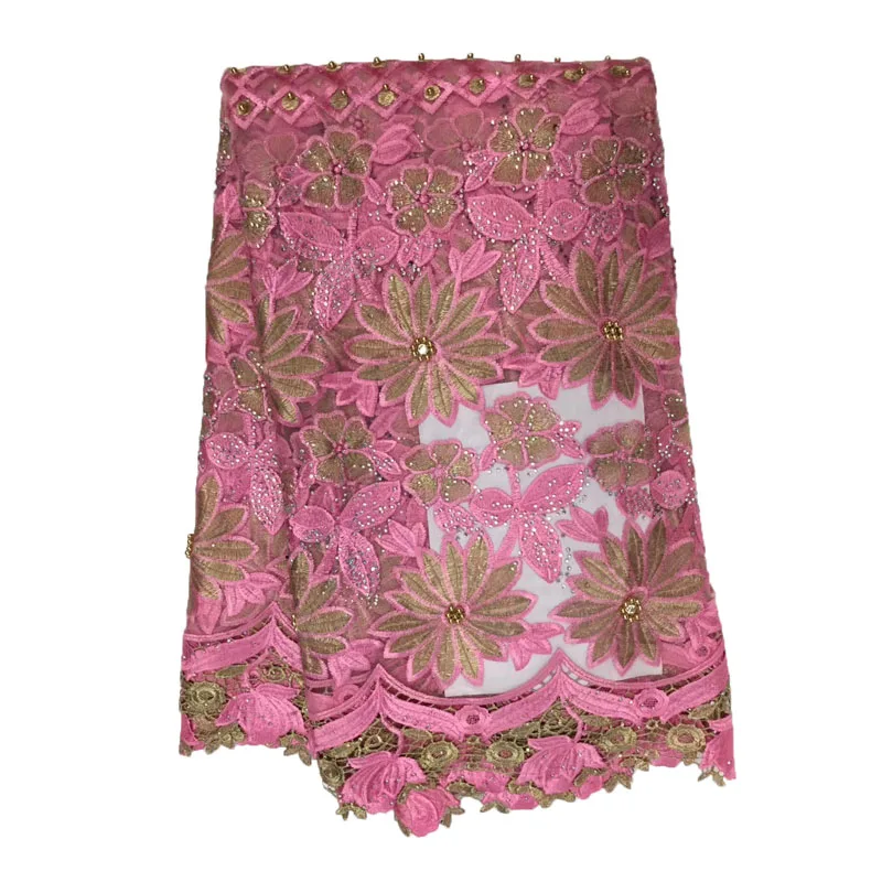 Африканская кружевная ткань 2018 Новое поступление африканская для свадебных