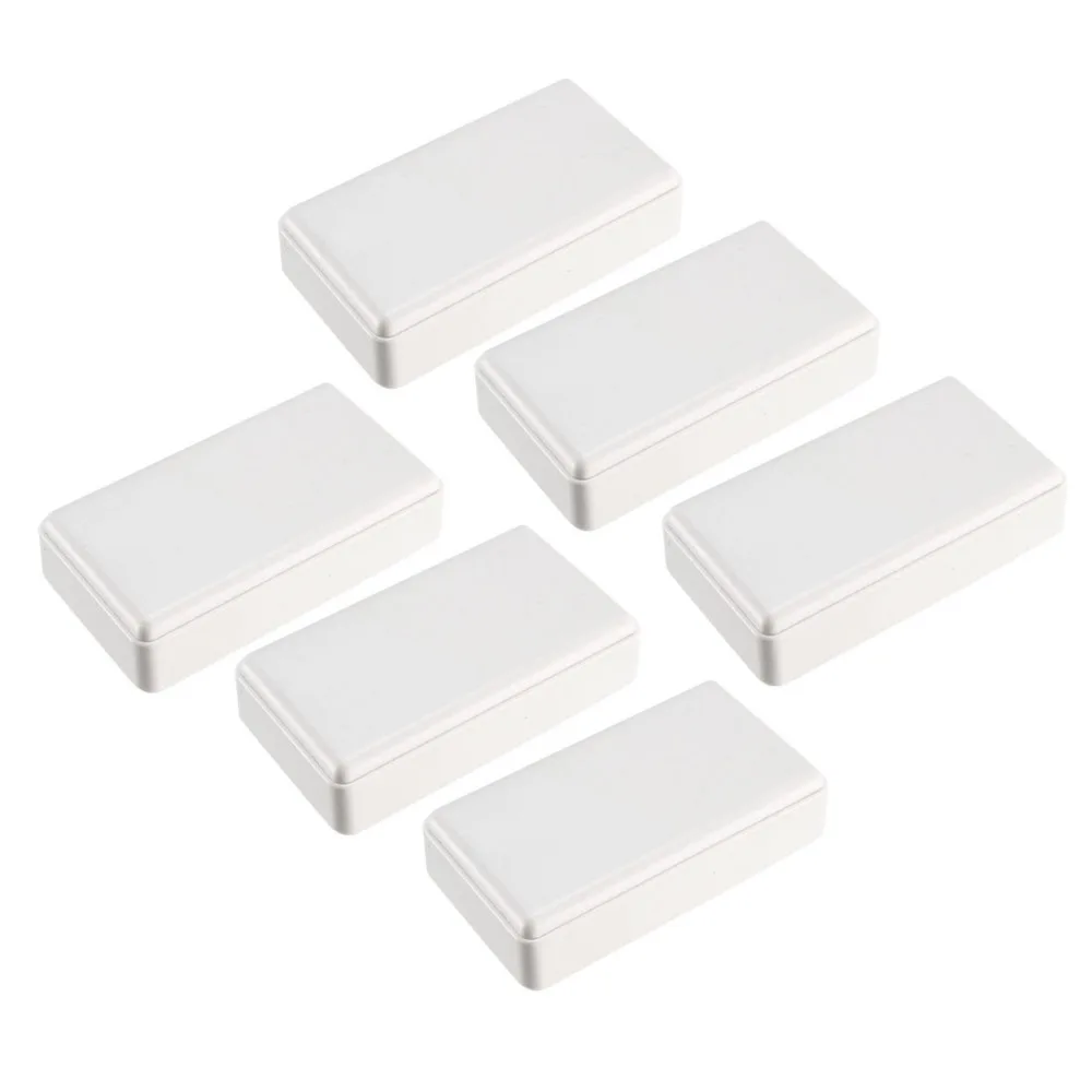 Uxcell 6 шт./лот 1 97x1 1x0 59 дюйма/50x28x15 мм сделай сам белый АБС-пластик электронная