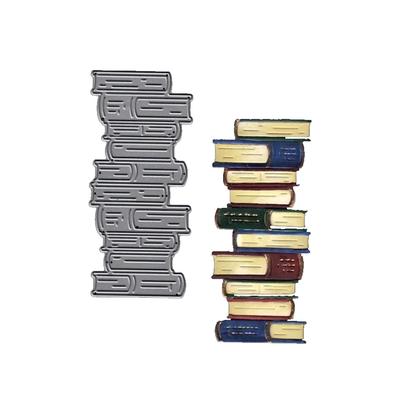 Bookrack книжная полка для резки металла трафареты DIY скрапбукинга фотоальбома