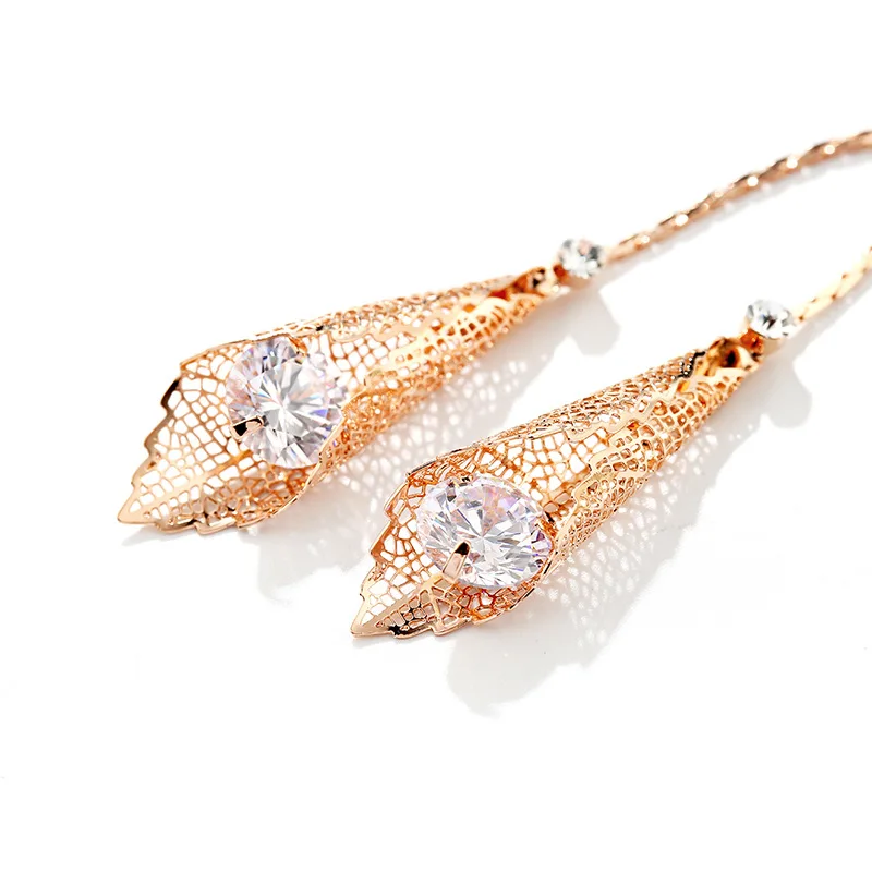 YINZOU Ювелирных кулон длинные серьги женщины Корея версия мода темперамент ухо