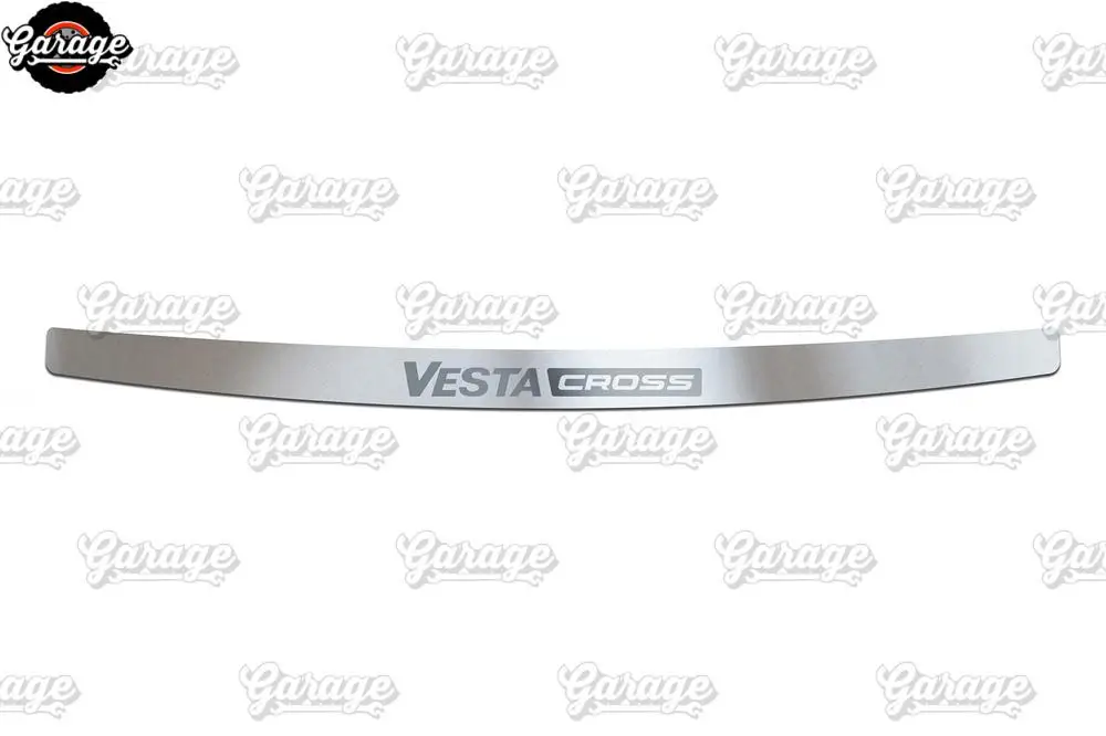 Защита заднего бампера для Lada Vesta Sedan/SW/Cross-аксессуары из нержавеющей стали защитные царапины автостайлинг тюнинг - Цвет: SW Cross