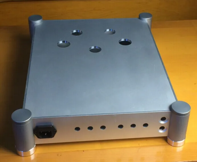 Полностью алюминиевый корпус 300B BZ4307T чехол для усилителя лампы Hi-Fi внешний