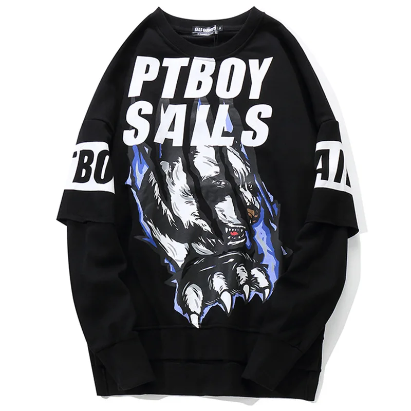 Прямая поставка 2018 Новая мода PTBOY SAILS с длинными рукавами Мужская крутая верхняя