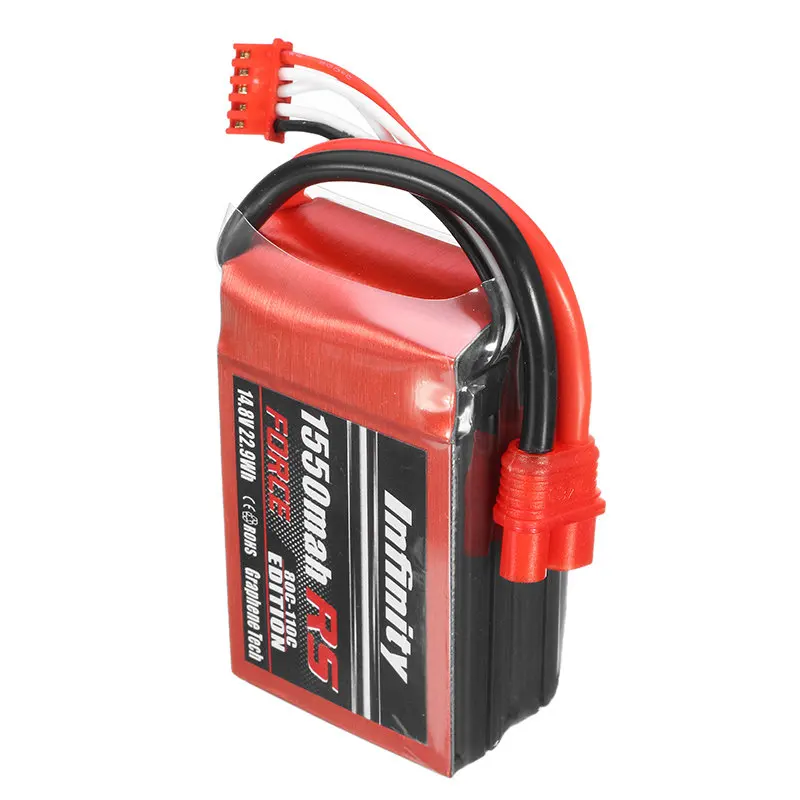 Новинка для Infinity Graphene 14 8 V 1550mAh 80C 4S RS FORCE EDITION Lipo Battery SY60 Plug радиоуправляемого