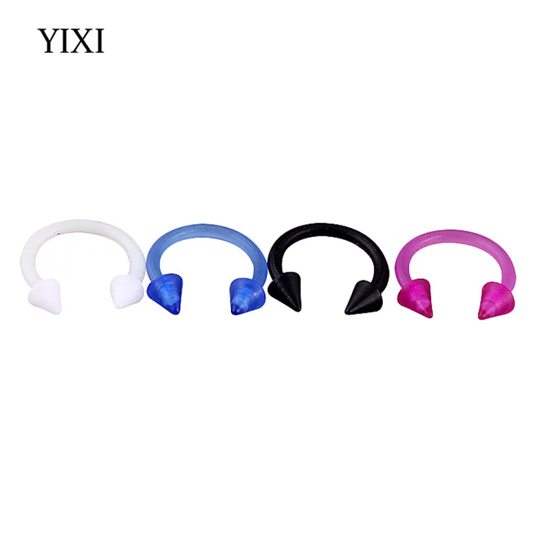 Кольцо YIXI с заклепками и шипами для носа антиаллергенное Ювелирное Украшение из