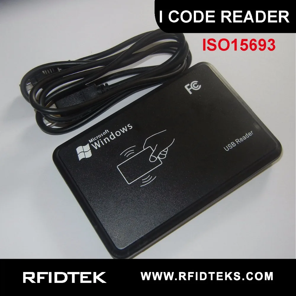 RFID 13 56 МГц USB считыватель ISO15693 I код SLI/I SLIX ID Считыватель|Считыватели контрольных