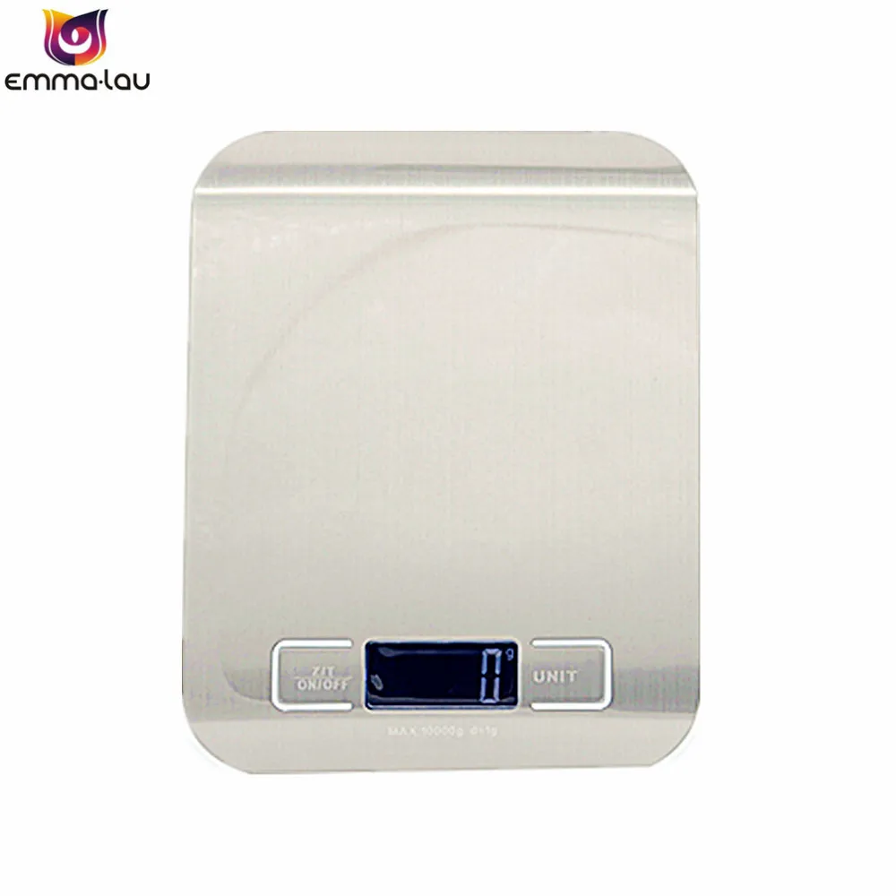 Цифровые кухонные весы портативный прибор для измерения веса из нержавеющей