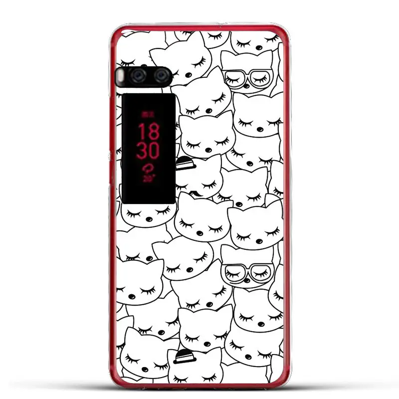 Оригинальный цветной Мягкий ТПУ чехол для MEIZU Pro 7 5 2-дюймовый силиконовый задней