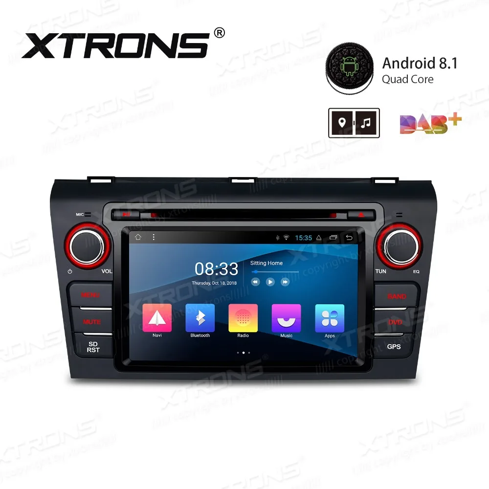 Автомобильный dvd плеер XTRONS 7 '' Android 8 1 радио стерео gps навигация руль OBD для Mazda 3