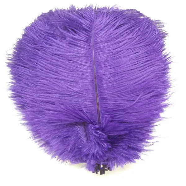 

New! 50pcs perfect purple ostrich feather 10-12inch/25-30cm Wedding Birthday Christmas Decorations