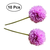 10pcs artificial simulation flowers ball allium ornamental onion blossom bloom plant nature