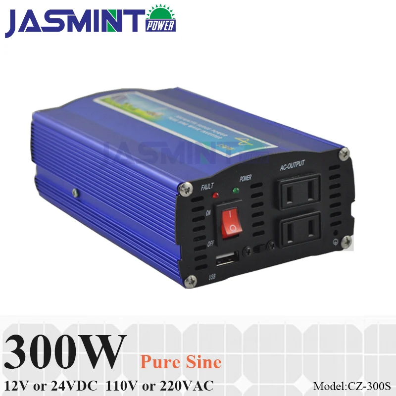 300 W решеточный инвертор 12 В/24 В постоянного тока в переменный AC110V/220