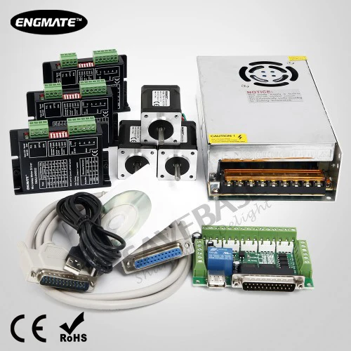 DIY ЧПУ Мельница Комплект 3 оси 62oz in Nema14 Двигатель EMA2 040D22 Цифровой Шаговый