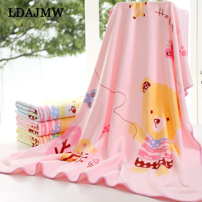 LDAJMW детская ванночка накидка полотенце ребенок кусок ткани банное с принтом 70*140
