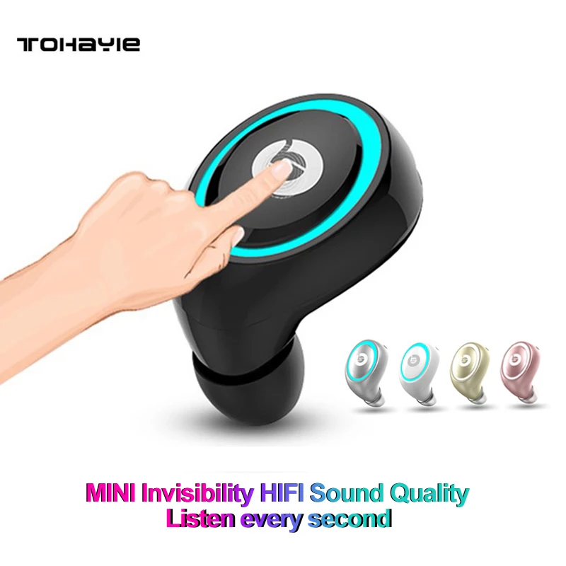 Мини Беспроводной Bluetooth наушники гарнитуры bluetooth Fone в ухо с микрофоном Наушники