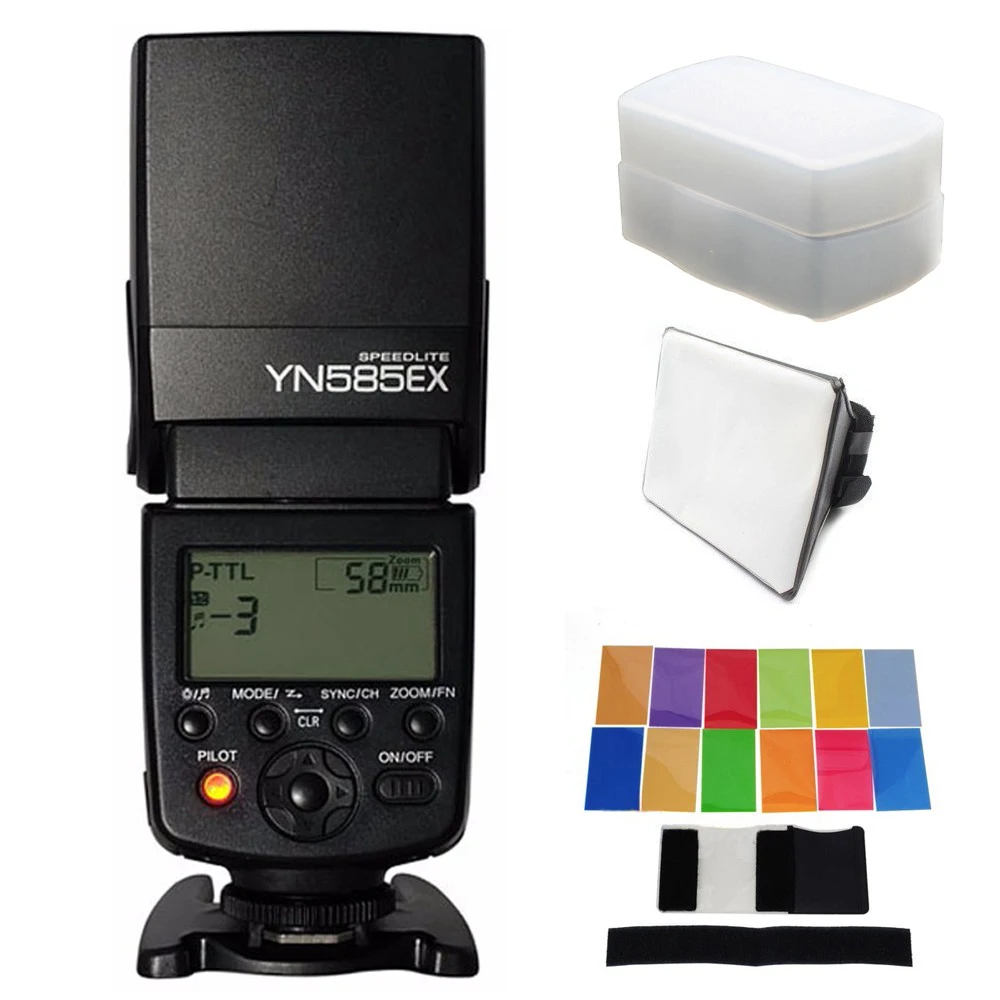 Светодиодная лампа для видеосъемки Yongnuo YN585EX YN-585EX P-ttl Беспроводной флэш-ttl Speedlite для Pentax K70 K50 K1 KS1 KS2 645Z K3 K5 II K30 K100 Камера