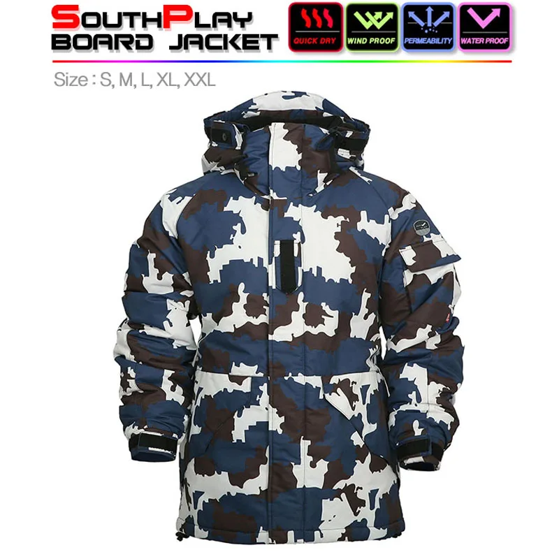 Новейшее издание &quotSouthplay&quot зимняя водонепроницаемая куртка для лыжного