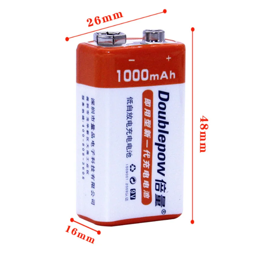 2 шт 1000mAh Li-Ion 9 V перезаряжаемые батареи для детекторов дыма Беспроводные микрофоны+ универсальное 9 V AA AAA 18650 умное зарядное устройство