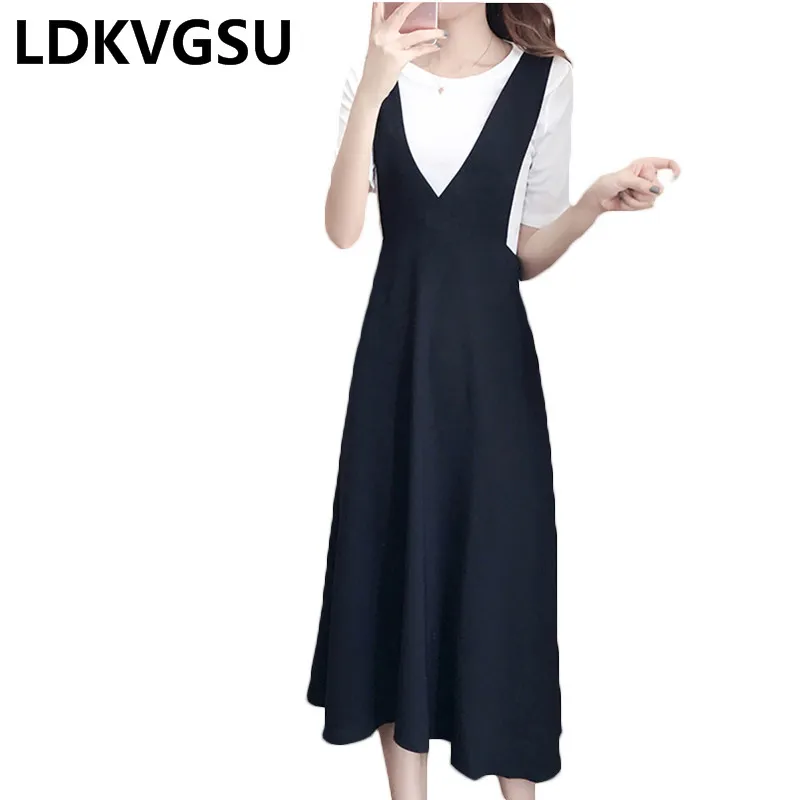 2018 летнее офисное женское платье 5XL комплект из 2 предметов белое элегантное