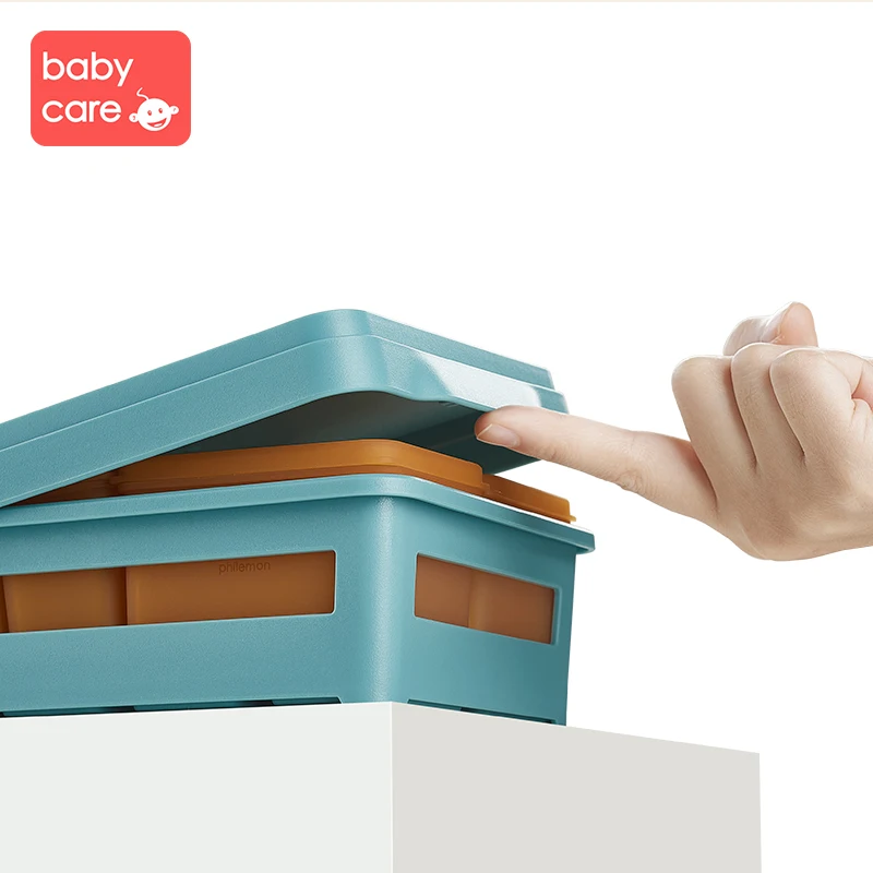 Babycare пищевая добавка коробка фруктовая форма для льда квадратная Пищевая силиконовая холодильная микроволновая печь