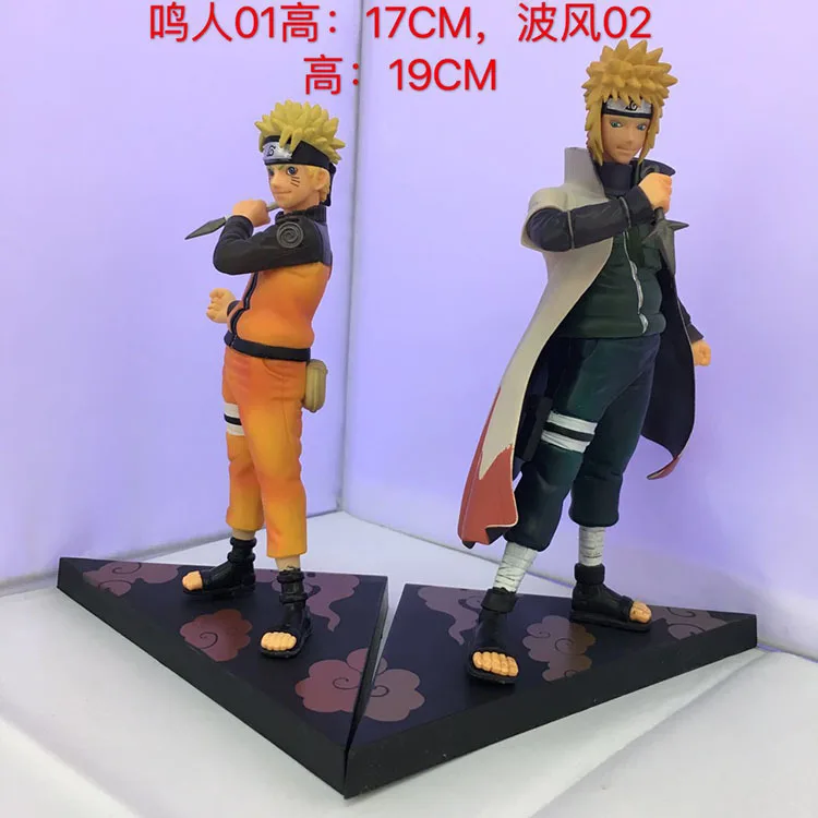 2 pz/набор см Наруто Uzumaki Naruto аниме фигурку ПВХ Raccolta giocattoli в regalo natale di trasporto libero