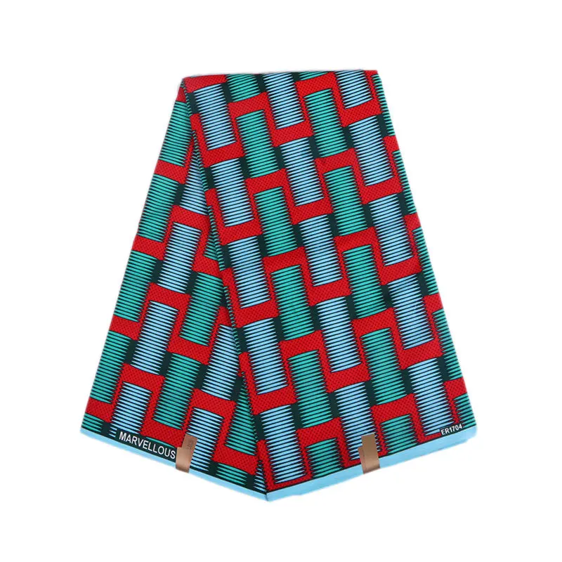 

mylb real Wax Prints 100% Polyester Fabric New Ankara blue Wax High Quality 6 yards African Fabric for Party Dress