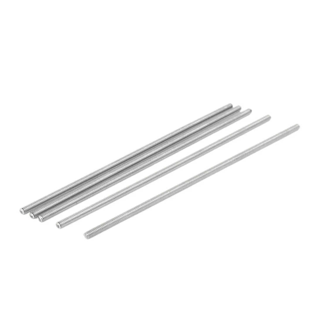 

UXCELL 5Pcs M4 X 150mm 304 Stainless Steel Fully Threaded Rod Bar Studs Silver Tone Bolts Fasteners Hardware Home Improvement
