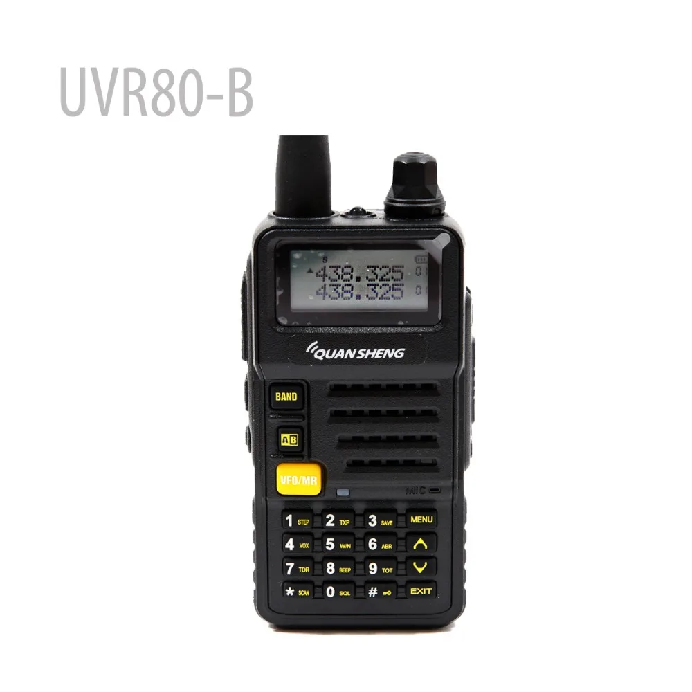 QUANSHENG UVR80 B Дуэль диапазон радио UV136 ~ 174 400 480 МГц|Детали устройств связи| |