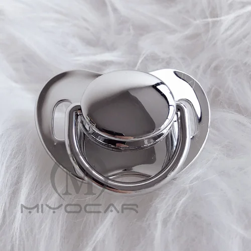 MIYOCAR, уникальный дизайн, золотисто-розовая, 3 размера на выбор, шикарная пустышка, SGS, прохождение, пищевая, без БФА, пустышка, манекен P10 - Цвет: P9 18-24M