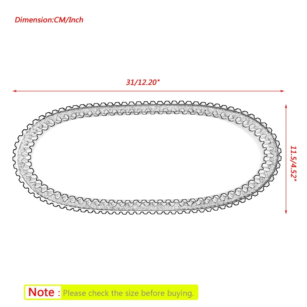 Areyourshop Motorcycle Drive Belt For Yamaha CW50 YN50 YV50 EW50 CS50 CX50 SCOOTER 3AA-17641-00 Accessories |