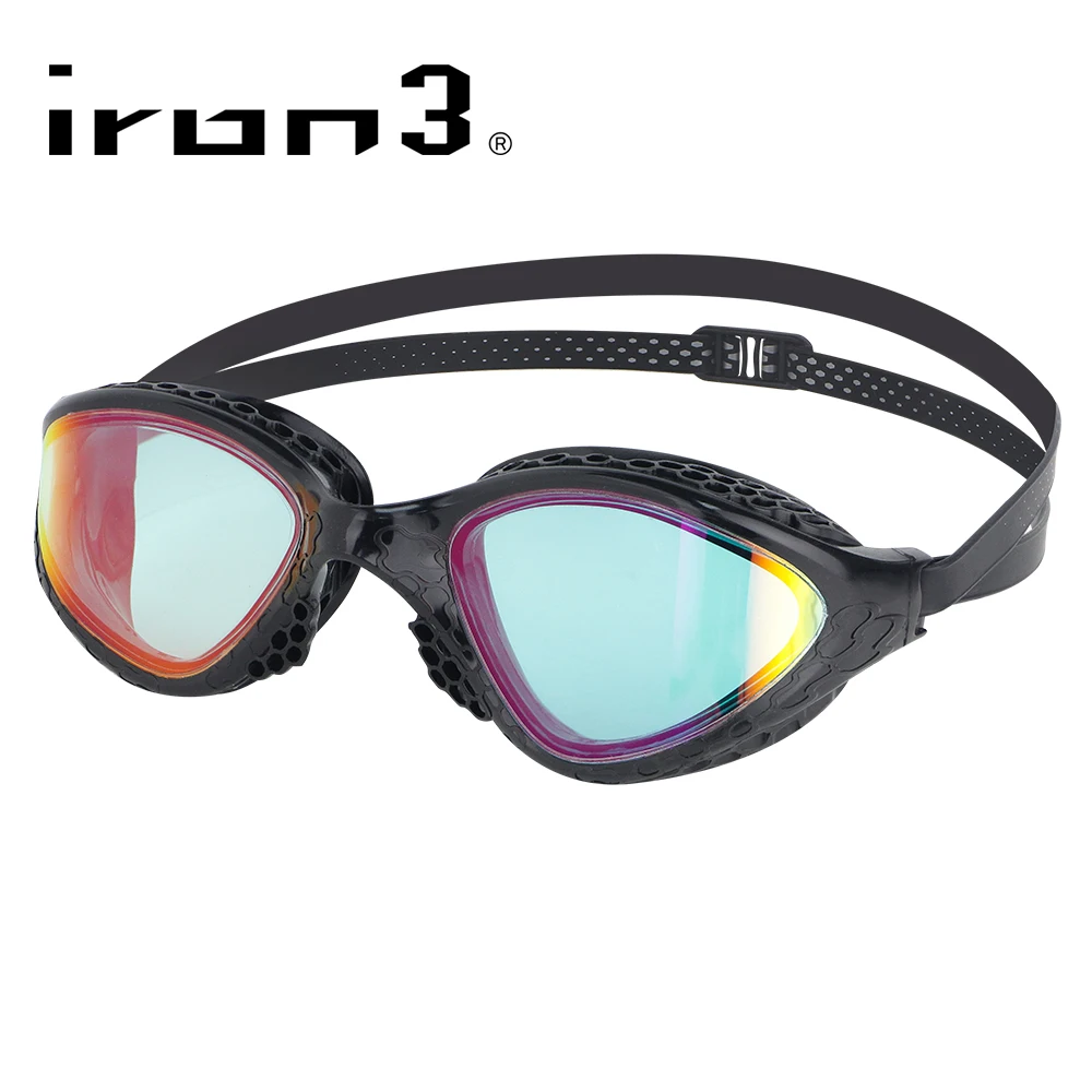 

LANE4 iron3 Swimming Goggles,WaterProof Eyewear,Anti-Fog ,UV Protection,Triathlon ,Open Water, For Adults Men Women #VR-945